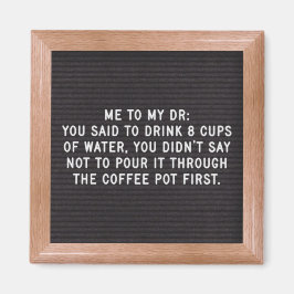 Imã Magneta Letterboard Coffee Cote Quote