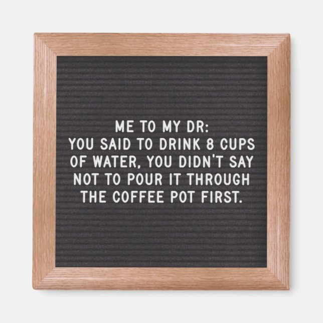 Imã Magneta Letterboard Coffee Cote Quote (Frente)