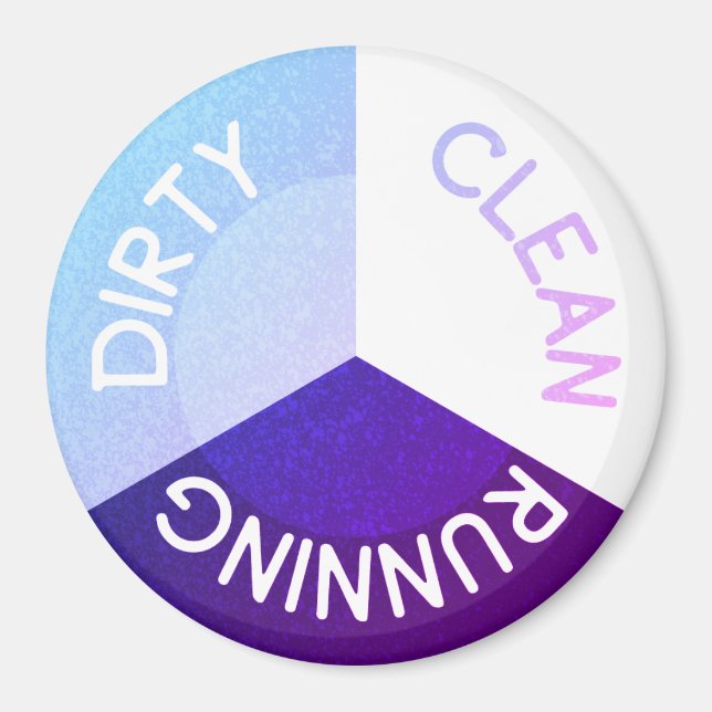 Imã Magneta limpa da máquina de lavar louça reversível (Frente)