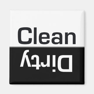 Imã Magneta limpa de lava-louça preta e branca