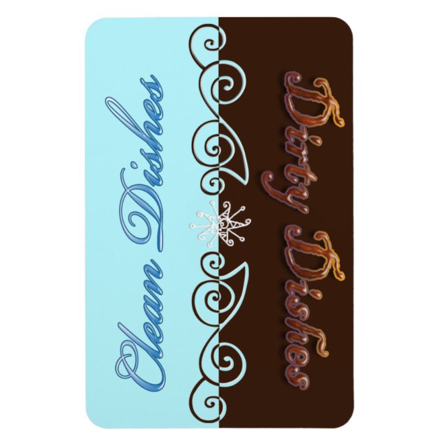 Ímã Magneta limpa ou suja (Vertical)