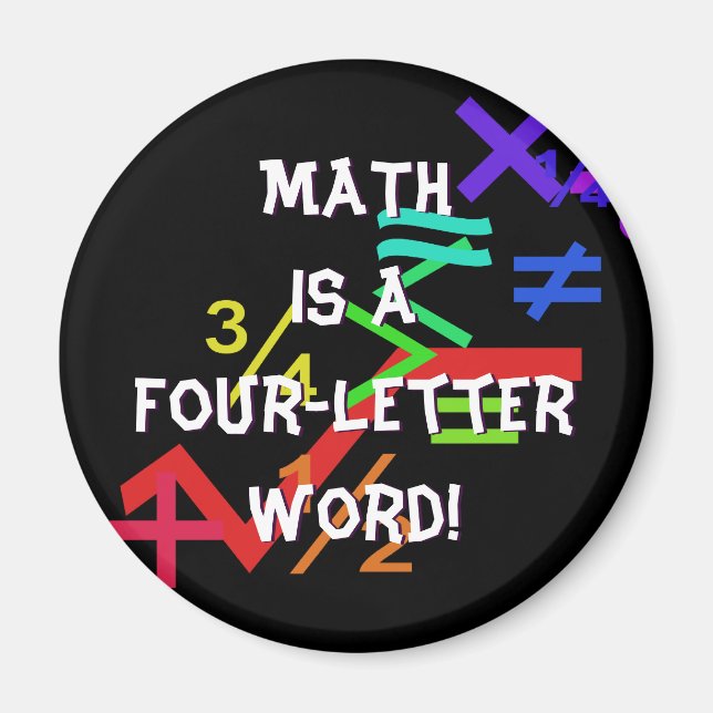 Imã Magneta Matemática (Frente)