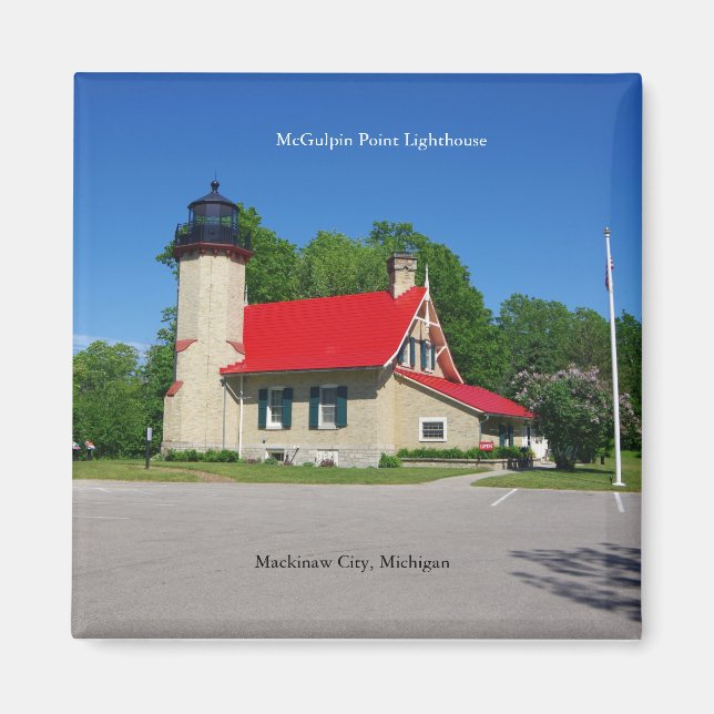 Imã Magneta McGulpin Point Lighthouse 2019 (Frente)