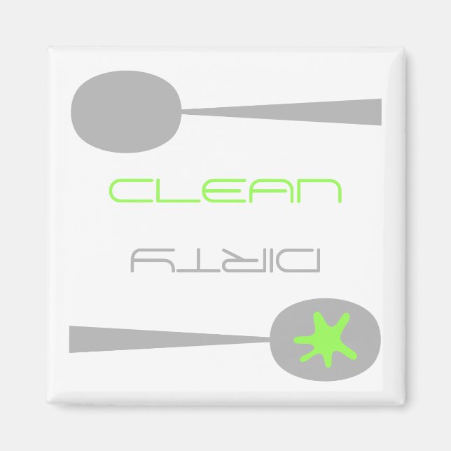 Imã Magneta moderna limpa ou suja para máquina de lava (Frente)