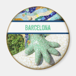 Imã Magneta Mosaico de Barcelona