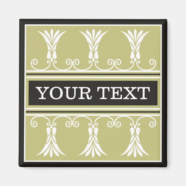 Imã Magneta Motivacional do Word | Crie o seu (Frente)