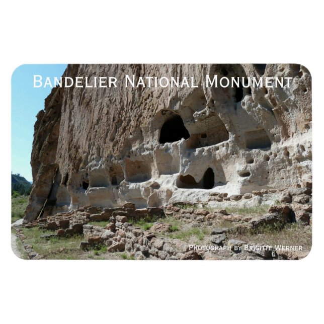 Ímã Magneta Nacional Monumento Bandelier (Horizontal)