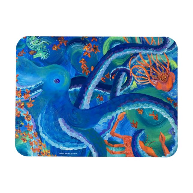 Ímã Magneta Octopacifica (Horizontal)