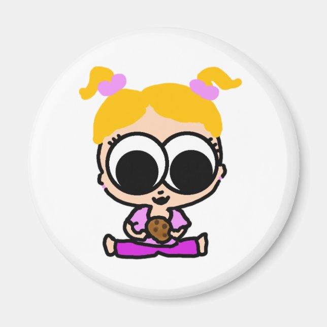 Imã Magneta padrão do círculo de 2¼ polegadas (Frente)