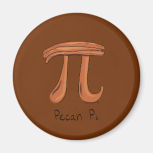Imã Magneta Pecan Pi Cute Math Pi Day