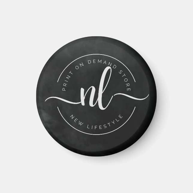 Imã Magneta personalizada - Chic personalizado (Frente)