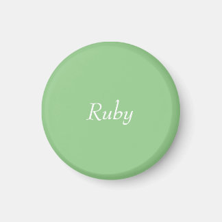 Imã Magneta Personalizada da Apple Verde