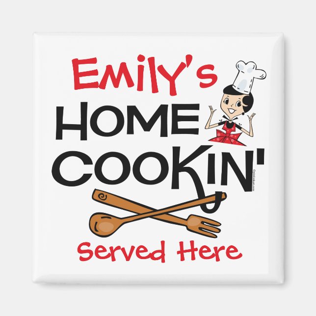 Imã Magneta personalizada de cookies domésticos (Frente)