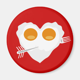 Imã Magneta personalizada do coração engraçado dia de 