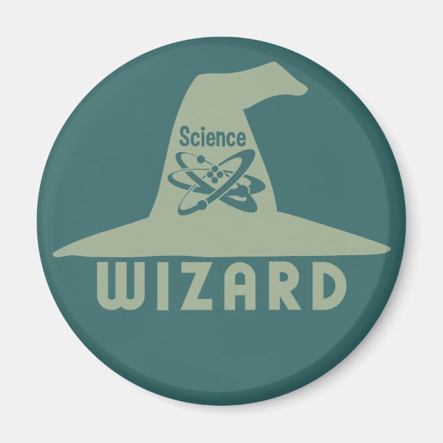 Imã magneta personalizada do Science Wizard (Frente)