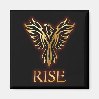 Imã Magneta Phoenix Bird Rise Square
