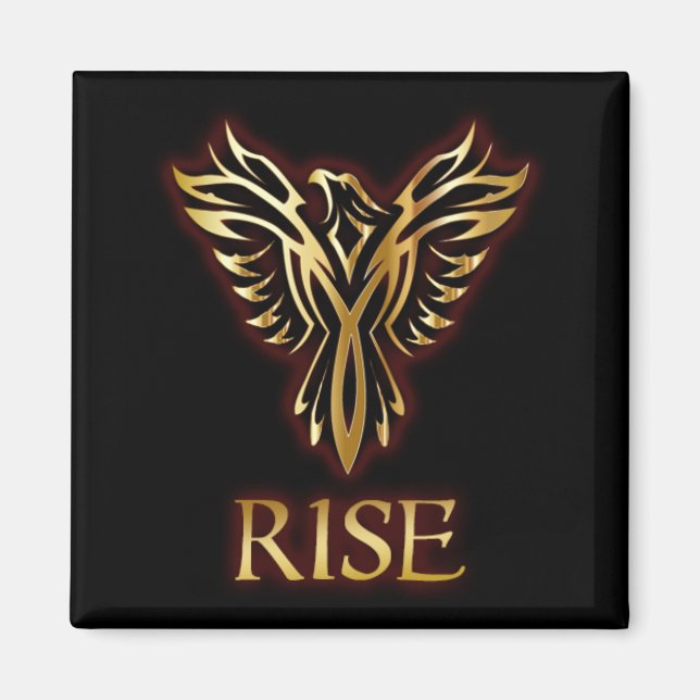 Imã Magneta Phoenix Bird Rise Square (Frente)