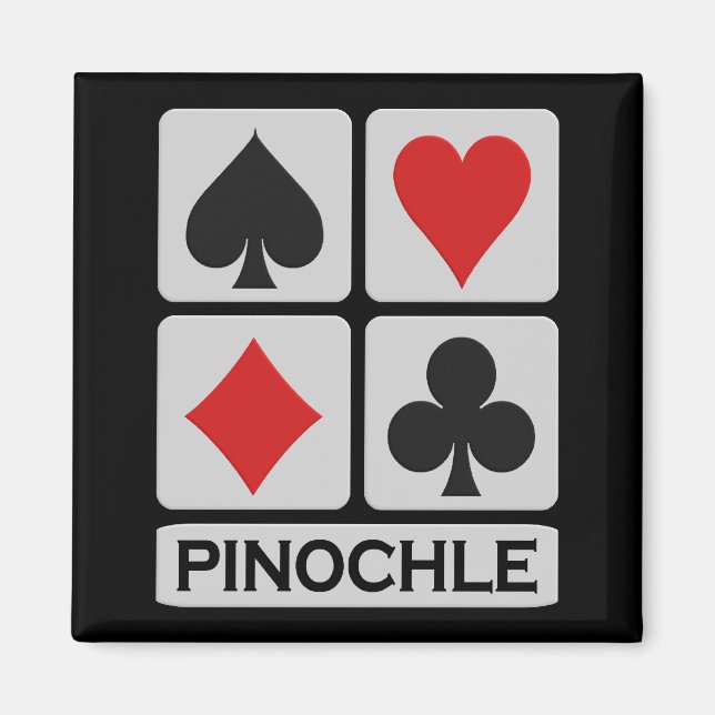 Imã Magneta Pinochle (Frente)