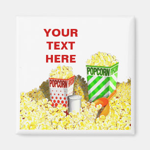 Imã Magneta Popcorn Lovers