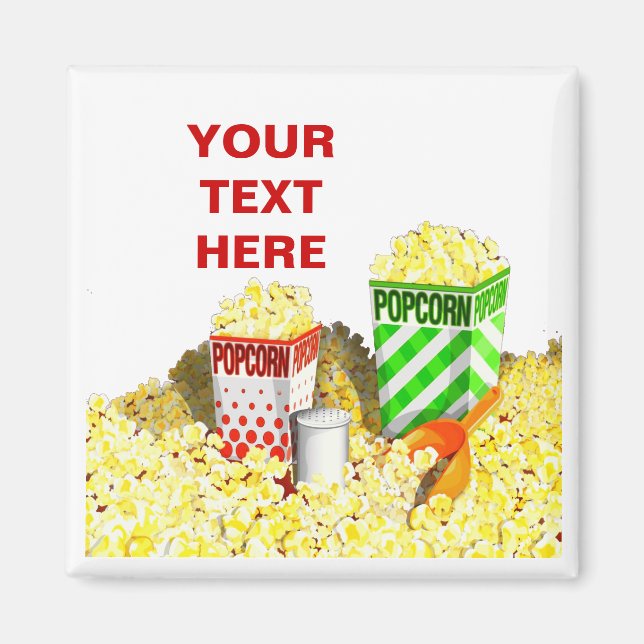 Imã Magneta Popcorn Lovers (Frente)