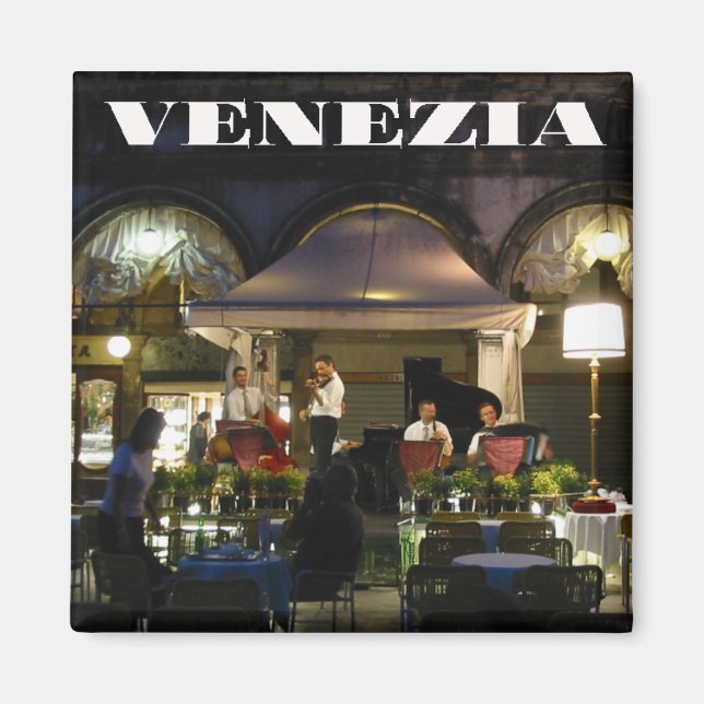 Imã Magneta Praça de Venezia Rua Marco (Frente)