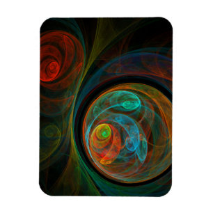 Ímã Magneta Premium de Abstrato de Renascimento