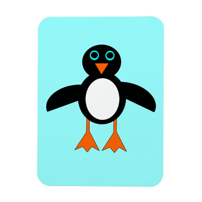 Ímã Magneta Premium de Pinguim Cinto (Vertical)
