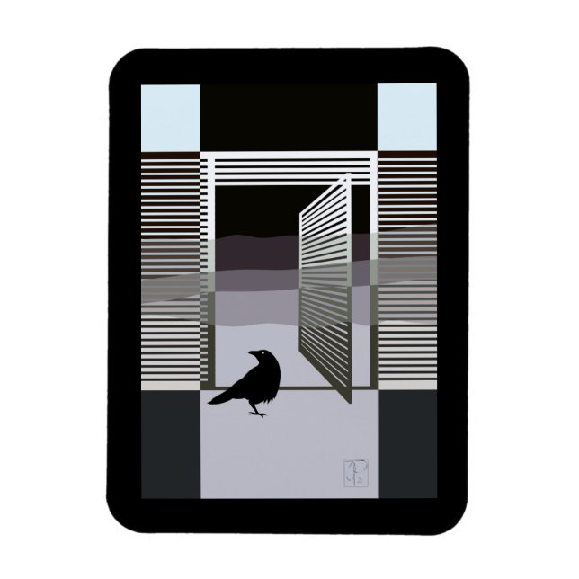 Ímã Magneta Preta (Vertical)