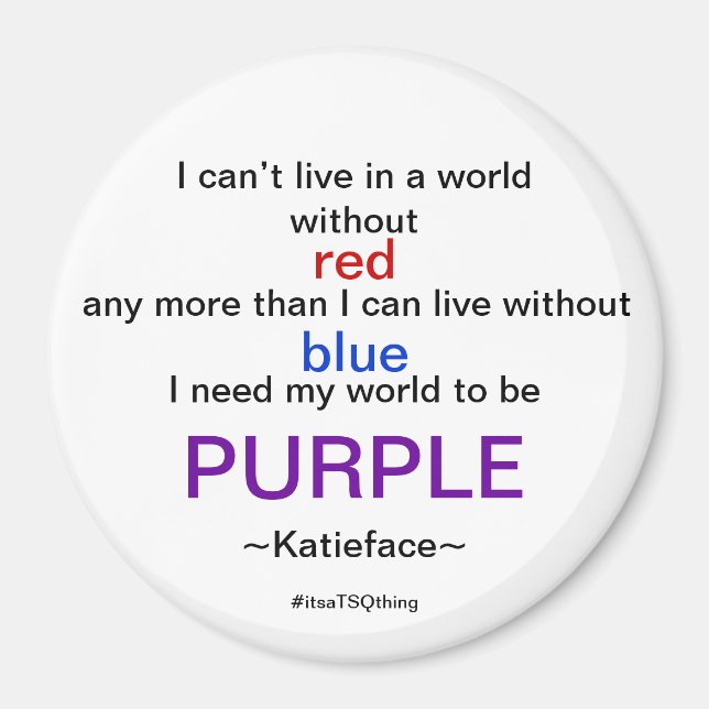 Imã Magneta púrpura (Frente)