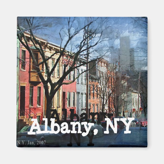 Imã Magneta quadrada (Frente)