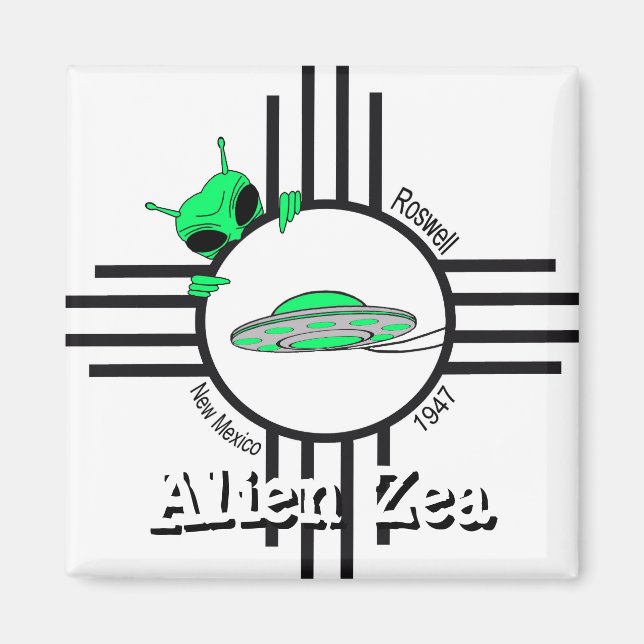 Imã Magneta quadrada (Frente)