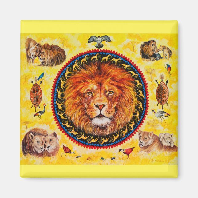 Imã Magneta quadrada (Frente)