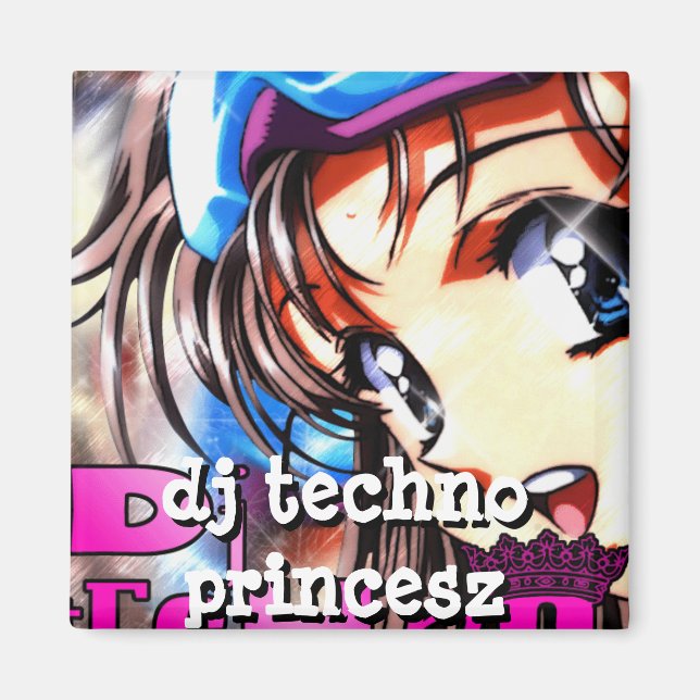 Imã Magneta quadrada (Frente)