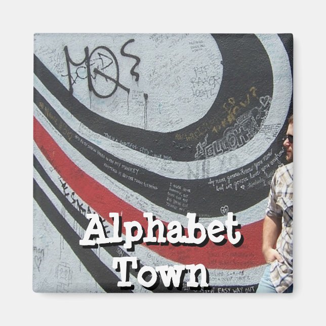 Imã Magneta quadrada (Frente)