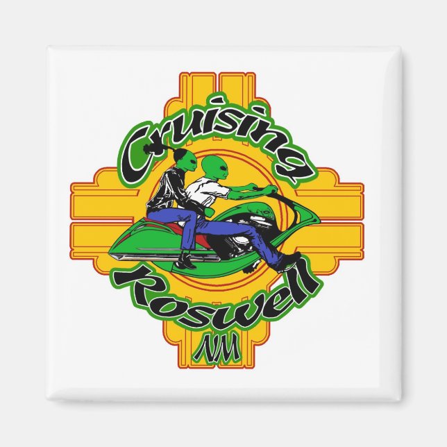 Imã Magneta quadrada (Frente)