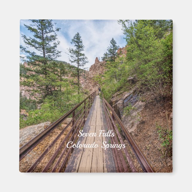 Imã Magneta quadrada da ponte Walkway sete quedas (Frente)