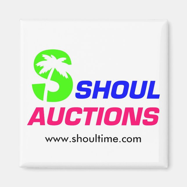 Imã Magneta quadrada de 2" (Frente)