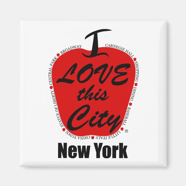 Imã Magneta quadrada de 2 polegadas (Frente)