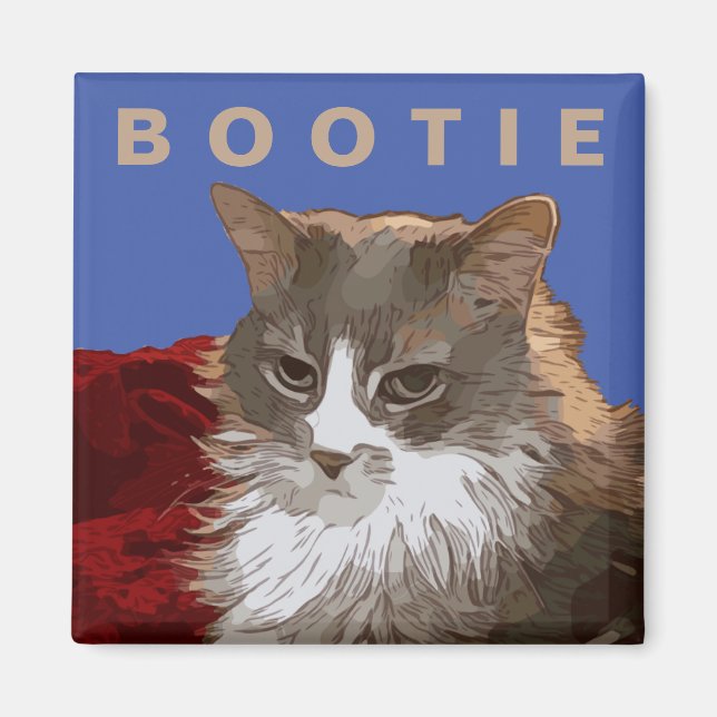 Imã Magneta quadrada de 2 polegadas (Frente)