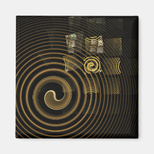 Imã Magneta quadrada de Abstrato de hipnose