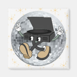 Imã Magneta Quadrada de Caracteres do Player de Regist