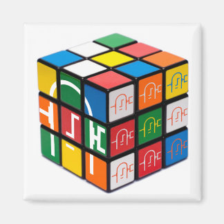 Imã Magneta Quadrada do Cubo da Cidade de Spatula