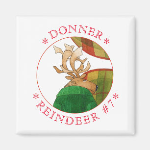 Imã Magneta quadrada DONNER REINDEER