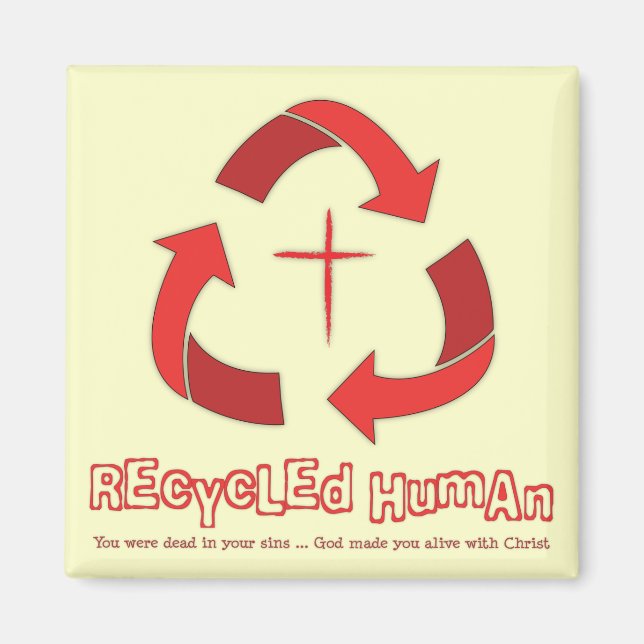 Imã magneta reciclar (Frente)