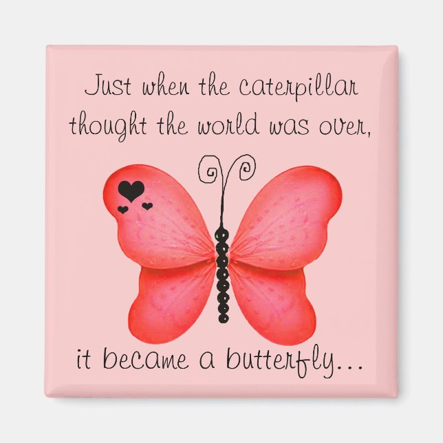 Imã Magneta Red Butterfly (Frente)