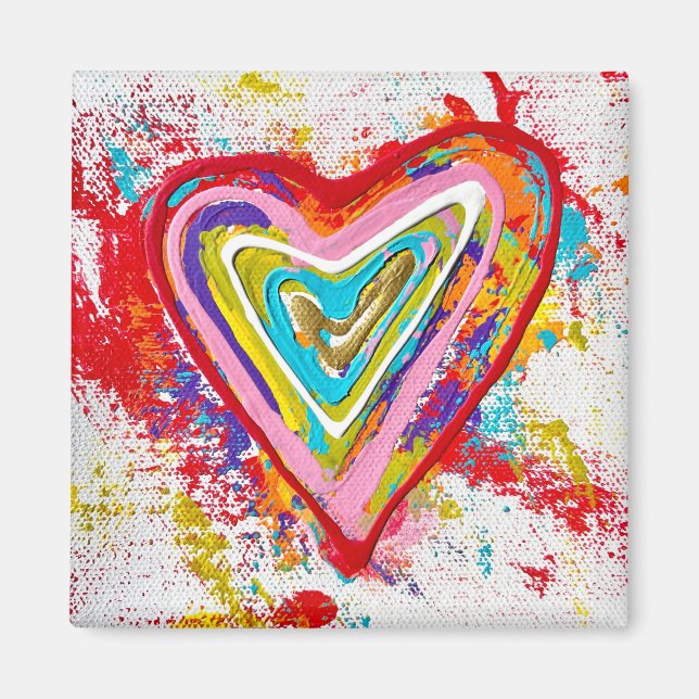 Imã Magneta Red Heart (Frente)