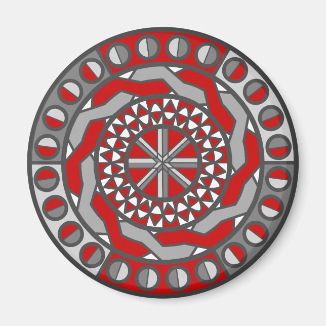 Imã Magneta Red Machinery (Frente)