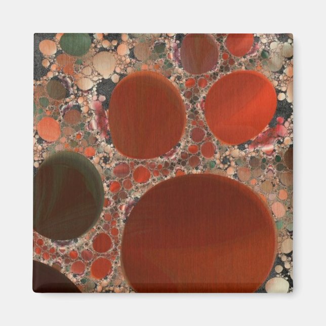 Imã Magneta Red Pebbles (Frente)