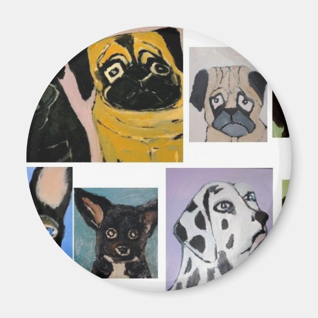 Imã Magneta redonda (Frente)