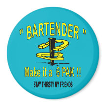 Magneta redonda de 3 pol. com imagem de cavalo